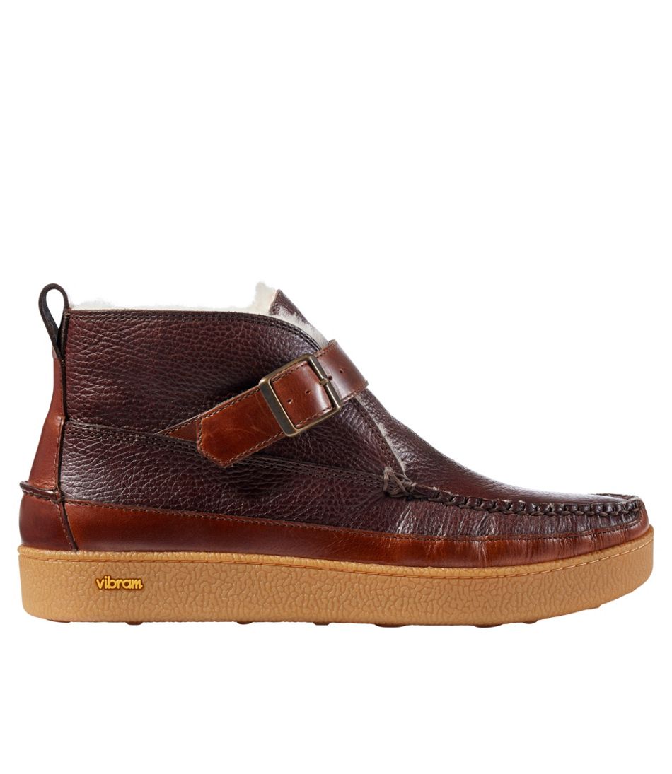 Men's Lodge Moc Vibram® Buckle Boots, Shearling | L.L.Bean