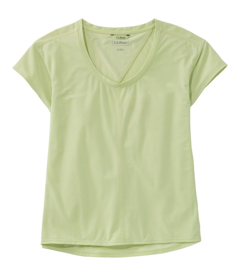 Women's Ribbed Performance Tee, Short-Sleeve | L.L.Bean