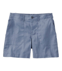Women's Comfort Stretch Cotton/Linen Shorts, High-Rise 7" | L.L.Bean