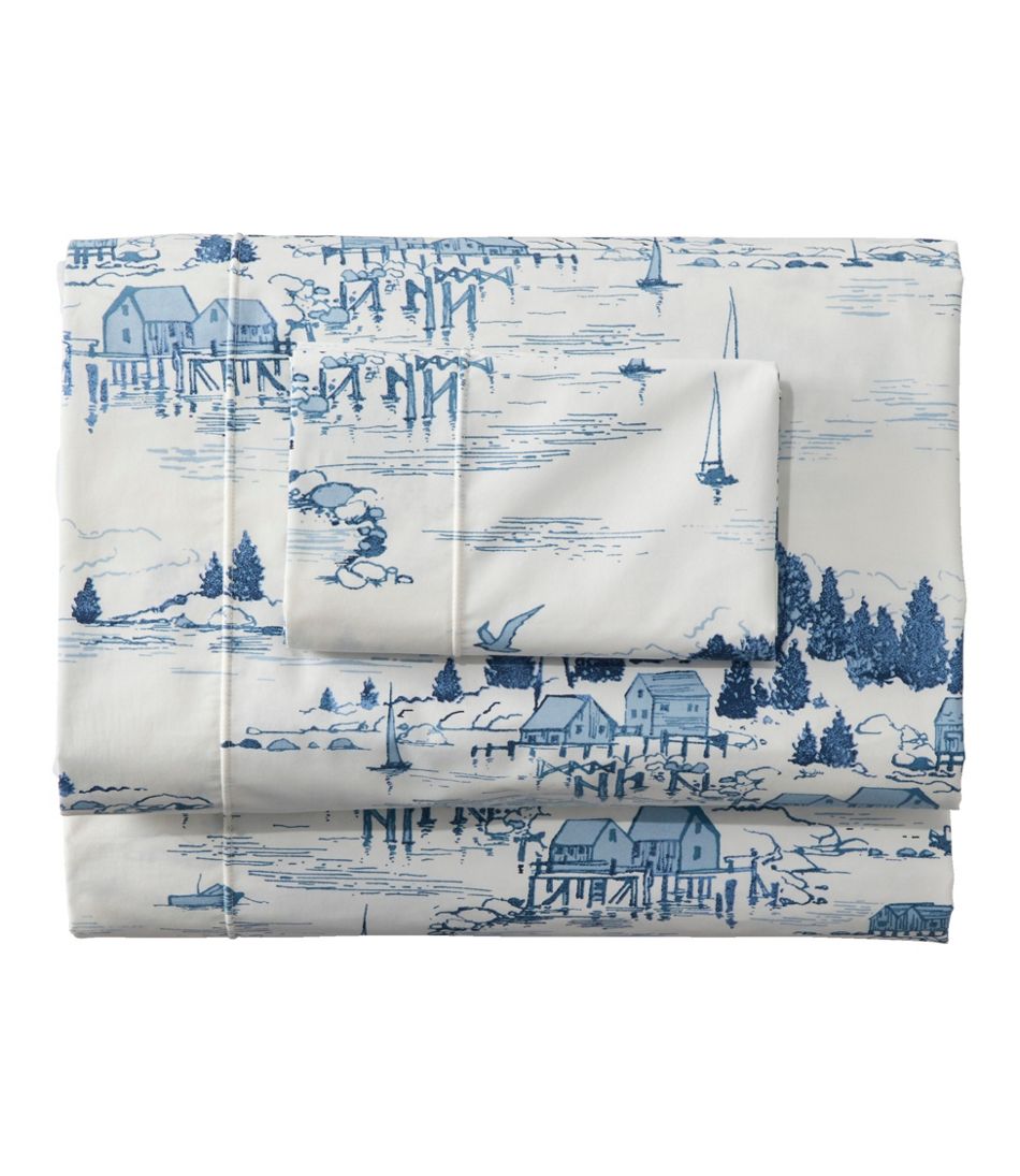 Coastal Landscape Percale Sheet Collection | L.L.Bean