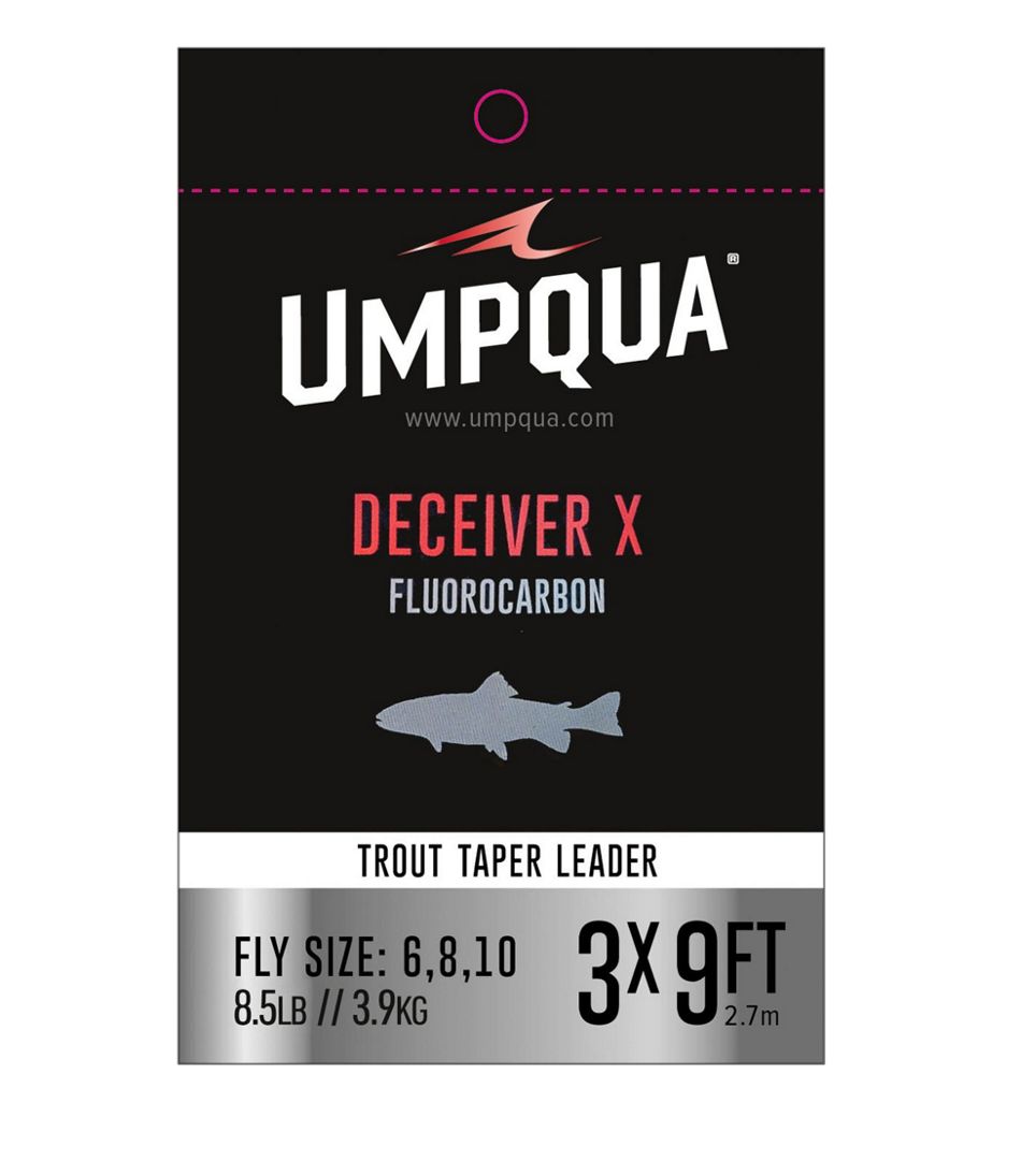 Umpqua Deceiver X Fluorocarbon Leaders, 9' | L.L.Bean