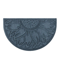 Everyspace Recycled Waterhog Doormat, Half Round, Sunflower | L.L.Bean