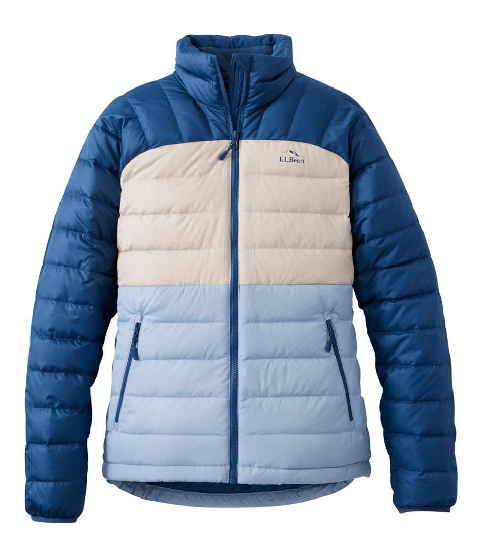 Women's Bean's Down Jacket, Colorblock | L.L.Bean