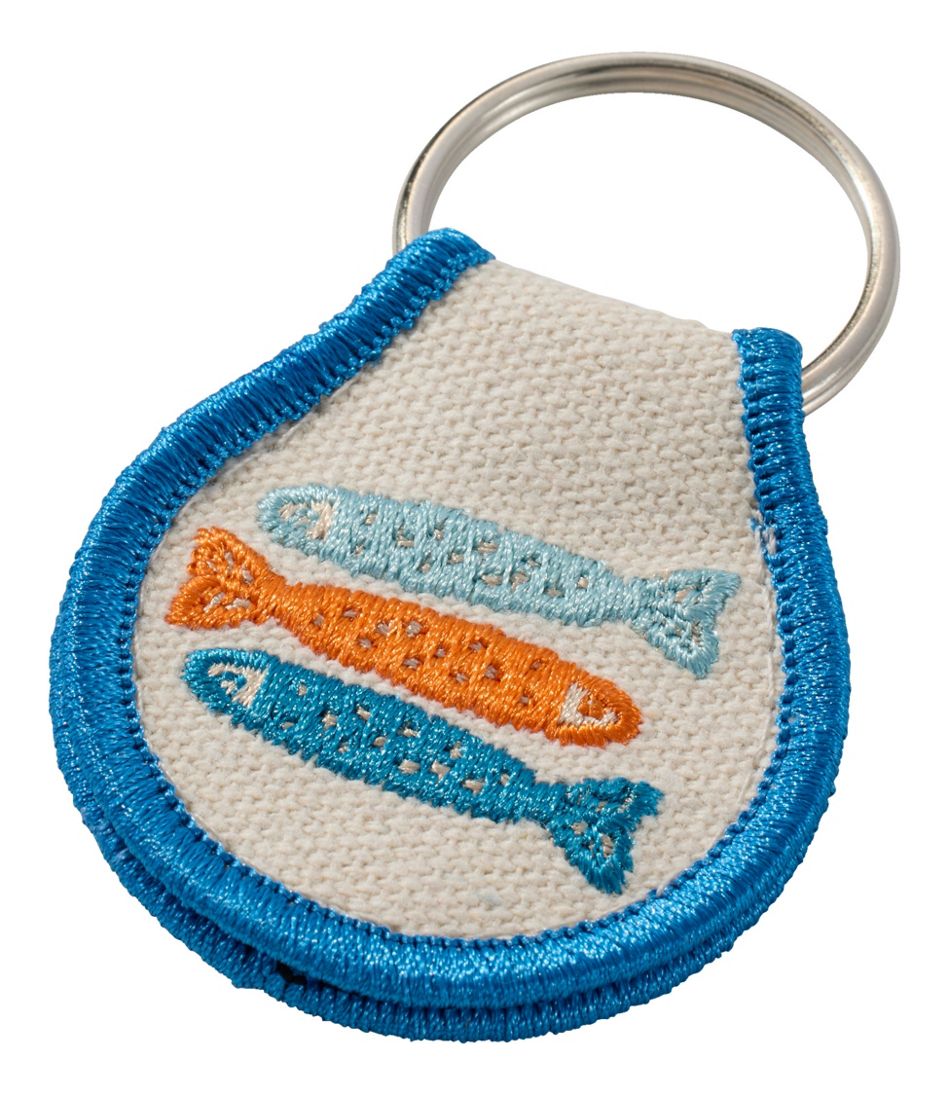 Embroidered Patch Charm, Fish | L.L.Bean