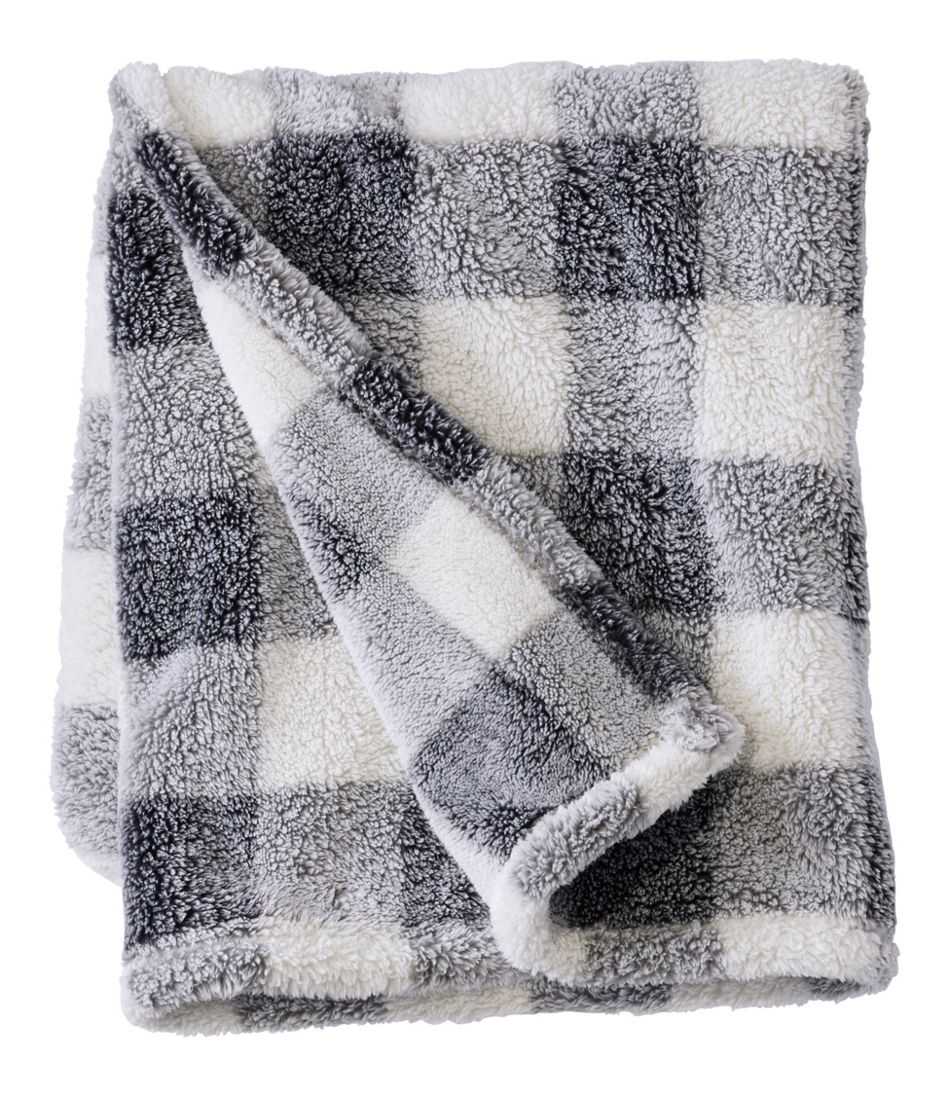 Cozy Plush Throw, Plaid | L.L.Bean