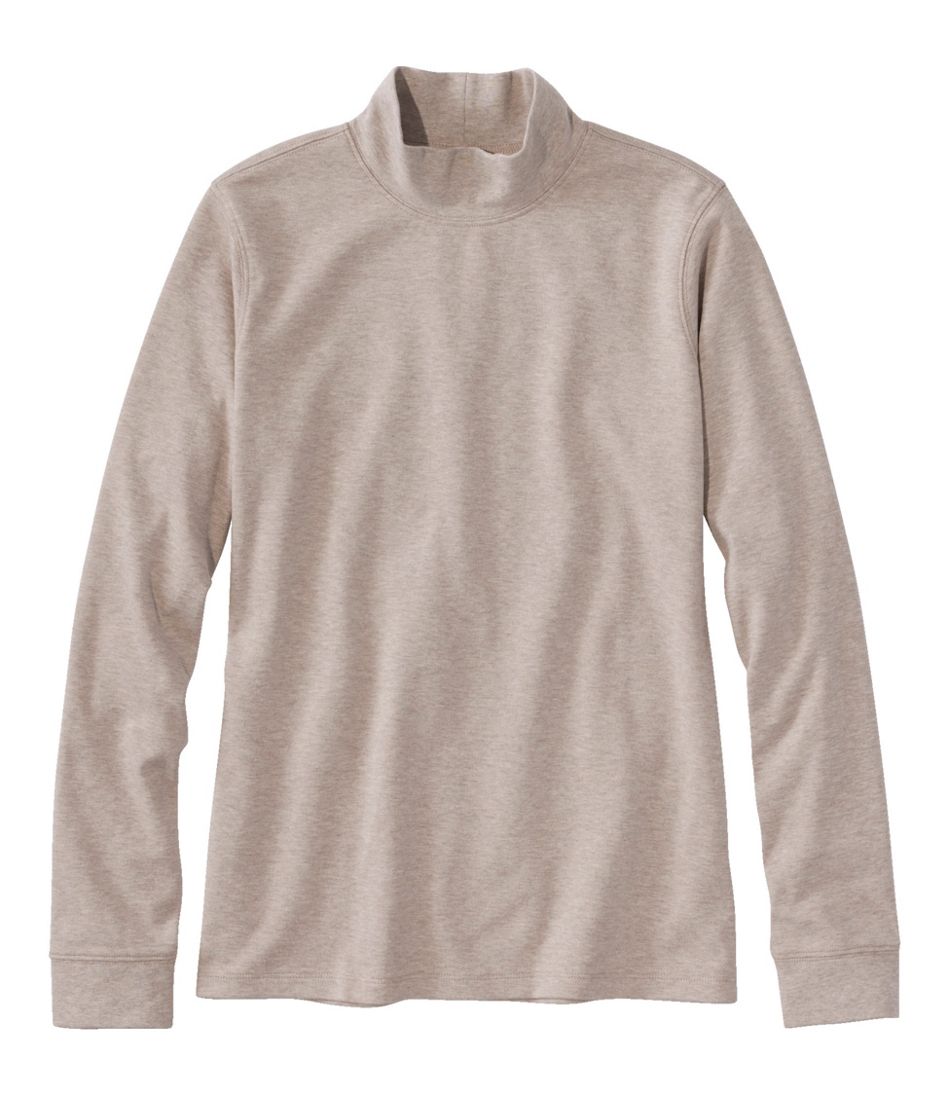 Women's Interlock Mock-Turtleneck, Long-Sleeve | L.L.Bean