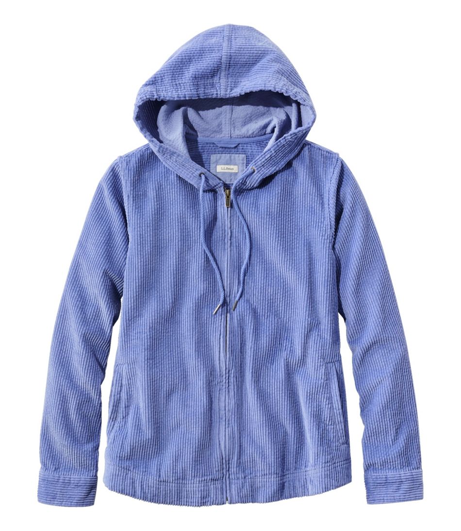 Women's Comfort Corduroy Relaxed Shirt, Zip Hoodie | L.L.Bean