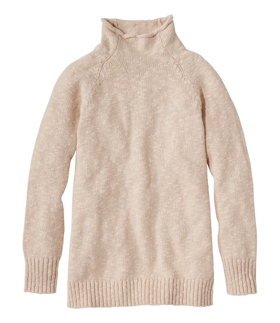 Women's Cotton Ragg Sweater, Funnelneck Pullover | L.L.Bean