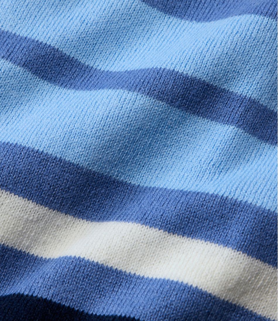 Women's Cotton/Cashmere Sweater, Polo Stripe | L.L.Bean