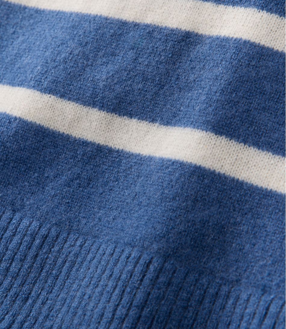 Women's Classic Cashmere Sweater, Crewneck Stripe | L.L.Bean