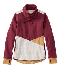 Women's Cozy Mixed-Knit Pullover, Colorblock | L.L.Bean