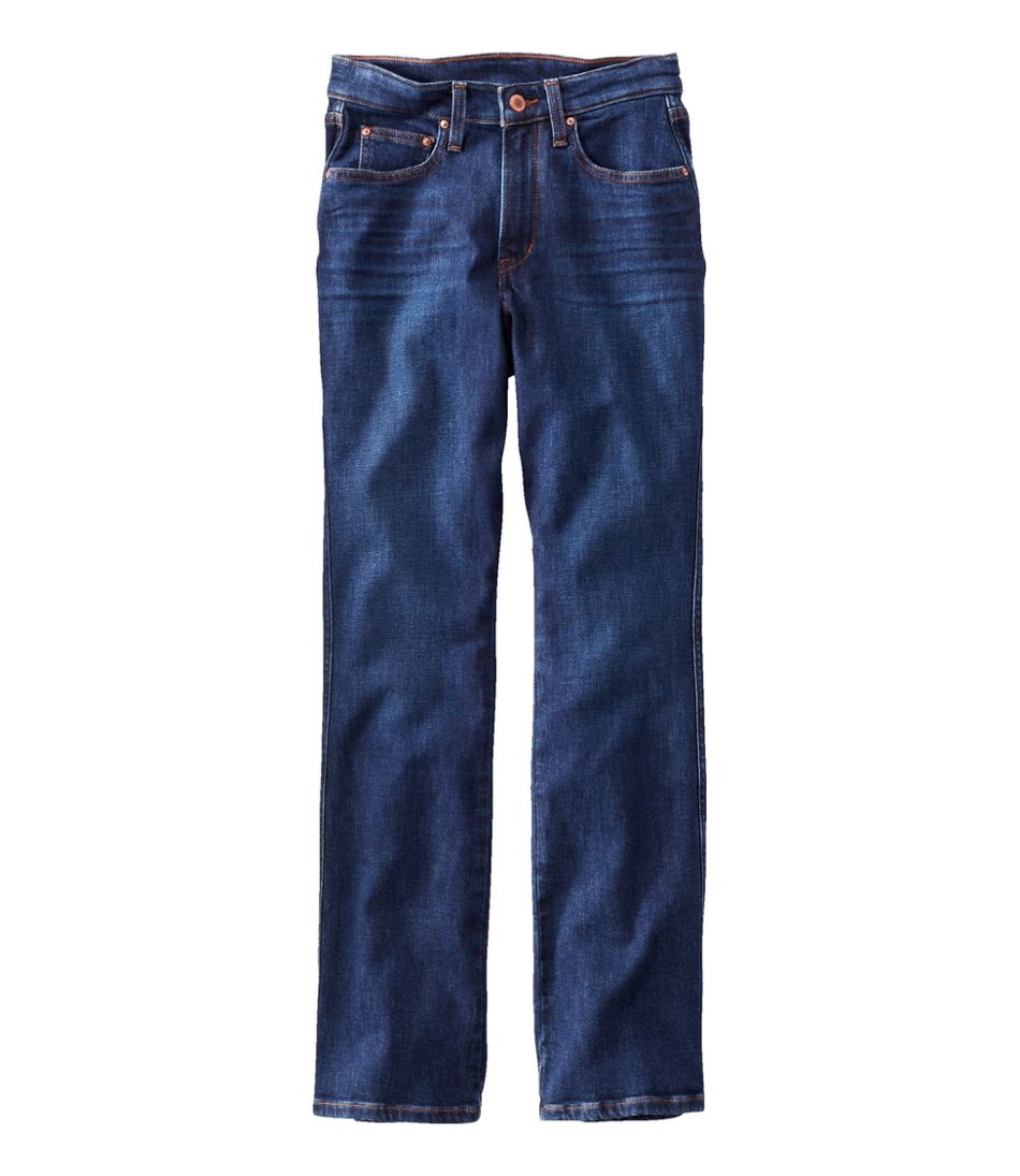 Women's Everyday Stretch Jeans, High-Rise Mini Bootcut Ankle | L.L.Bean