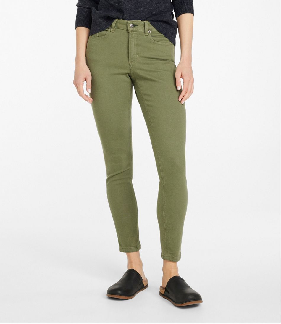 Women's BeanFlex®Jeans, High-Rise Slim-Leg Ankle Color | L.L.Bean