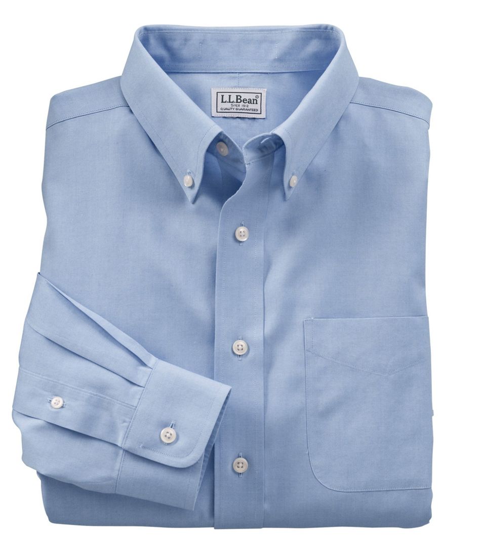 Men's Wrinkle-Free Pinpoint Oxford Cloth Shirt, Traditional Fit | L.L.Bean