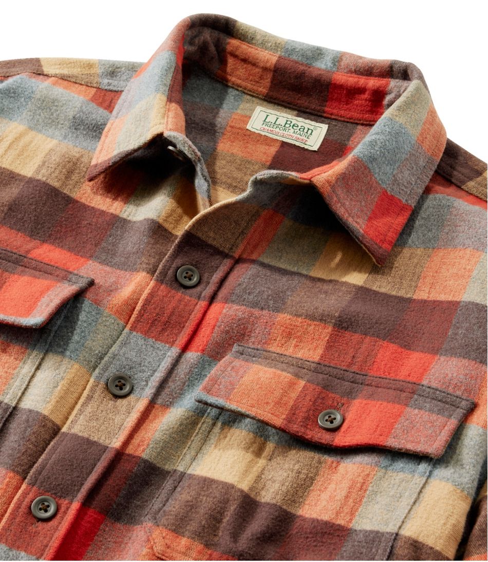 Men's Chamois Shirt, Traditional Fit, Plaid | L.L.Bean