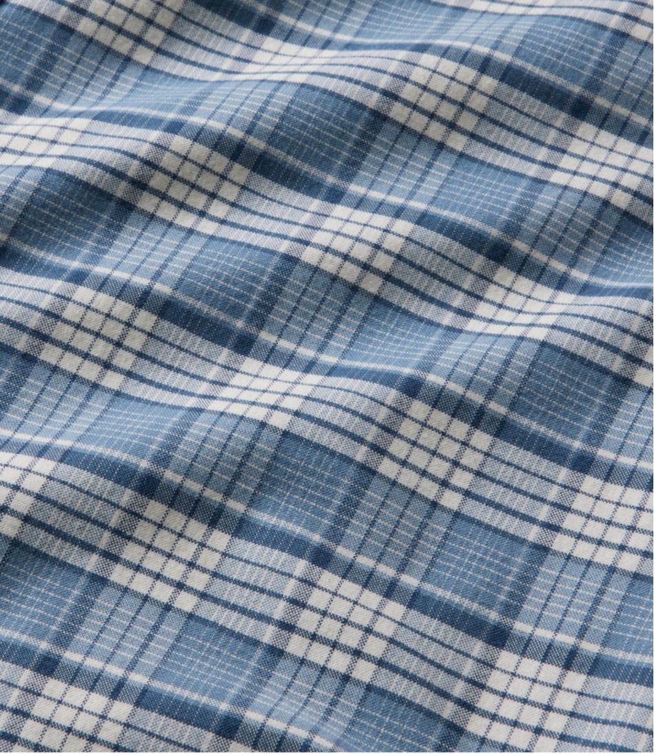 Men's Comfort Stretch® Oxford Shirt, Slightly Fitted Untucked Fit, Plaid | L.L.Bean