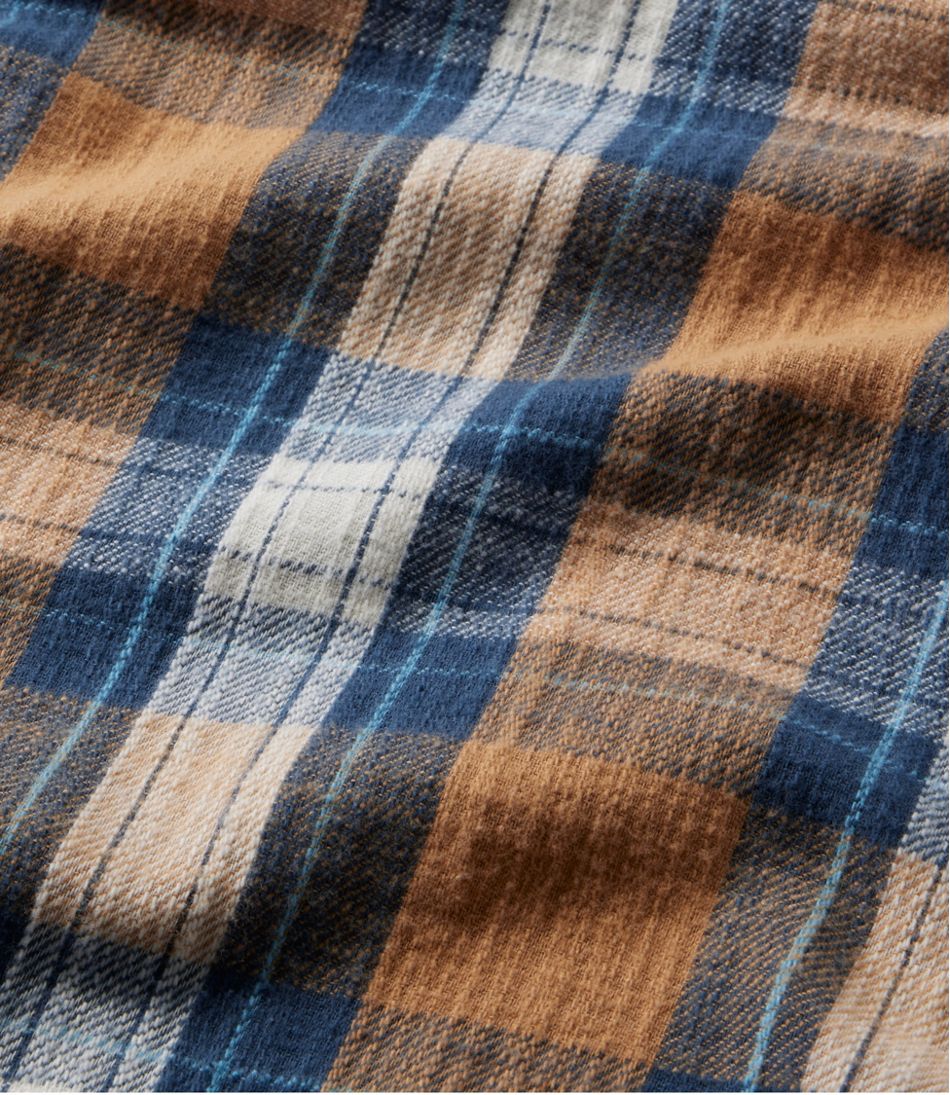 Men's 1912 Field Flannel Shirt, Hooded, Slightly Fitted Untucked Fit, Plaid | L.L.Bean