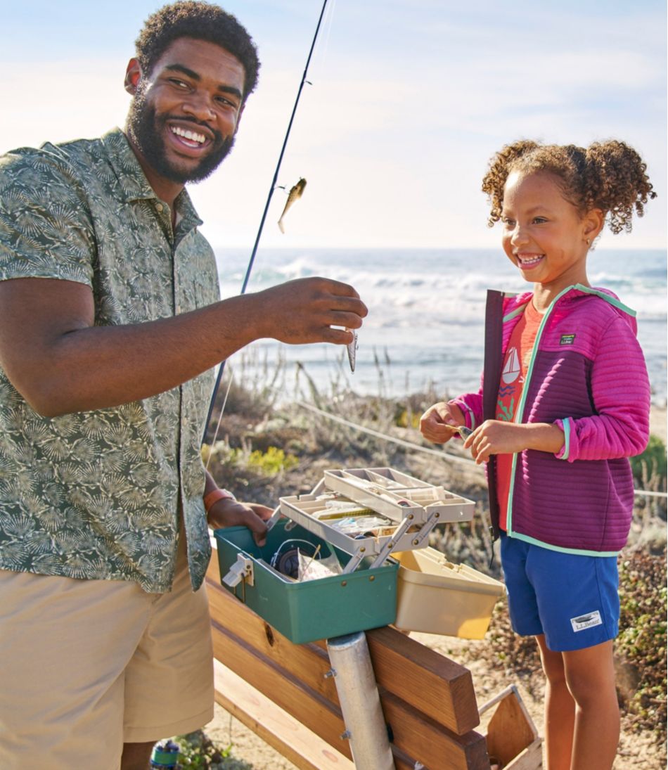 Men's Lakewashed Performance Shirts, Button-Front Shirt, Short-Sleeve, Print | L.L.Bean