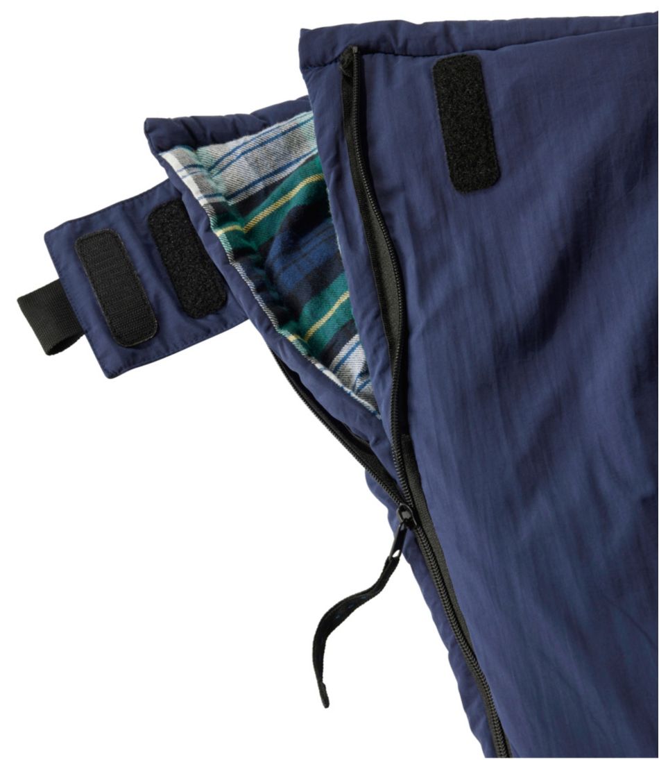 Adults' Flannel Lined Camp Sleeping Bag, 20° | L.L.Bean