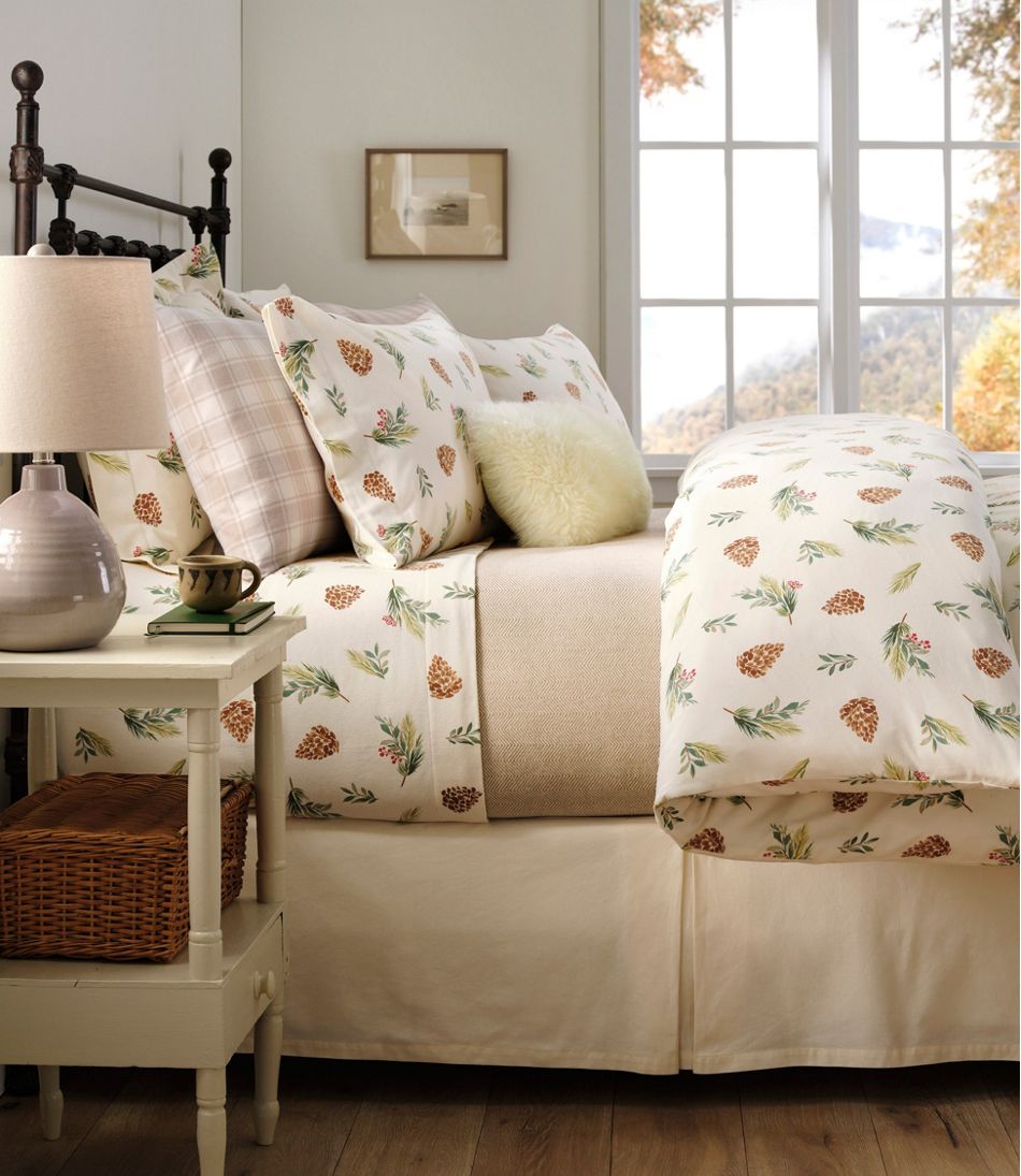 Evergreen Flannel Sheet Collection | L.L.Bean