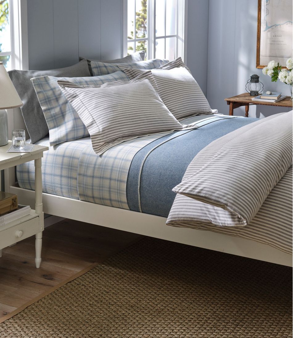 Ultrasoft Comfort Flannel Comforter Cover Collection, Stripe | L.L.Bean