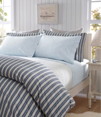 Sunwashed Percale Comforter Cover, Stripe | L.L.Bean
