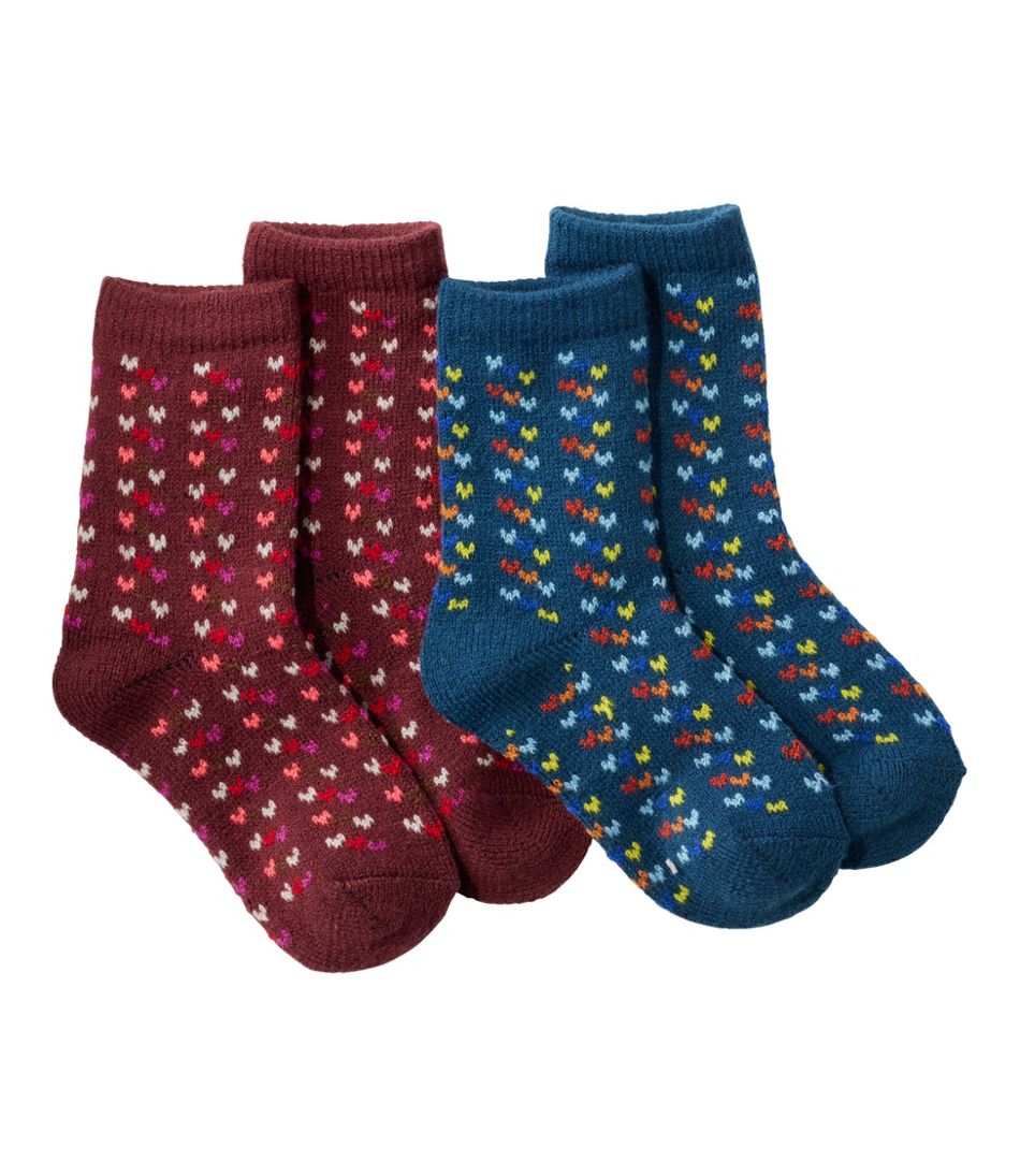 Kids' Sweater Weather Socks, 2-Pack | L.L.Bean