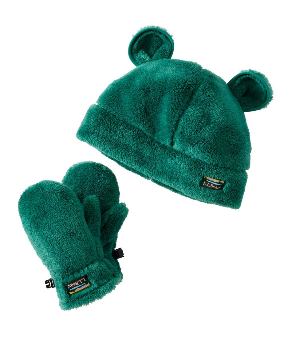Toddlers' Hi-Pile Hat and Mitten Set | L.L.Bean