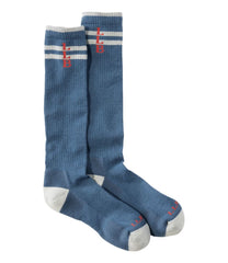 Adults' Katahdin Over the Calf Hiker Socks, Mountain Stripe | L.L.Bean