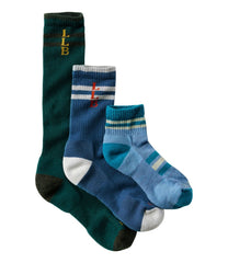Adults' Katahdin Over the Calf Hiker Socks, Mountain Stripe | L.L.Bean