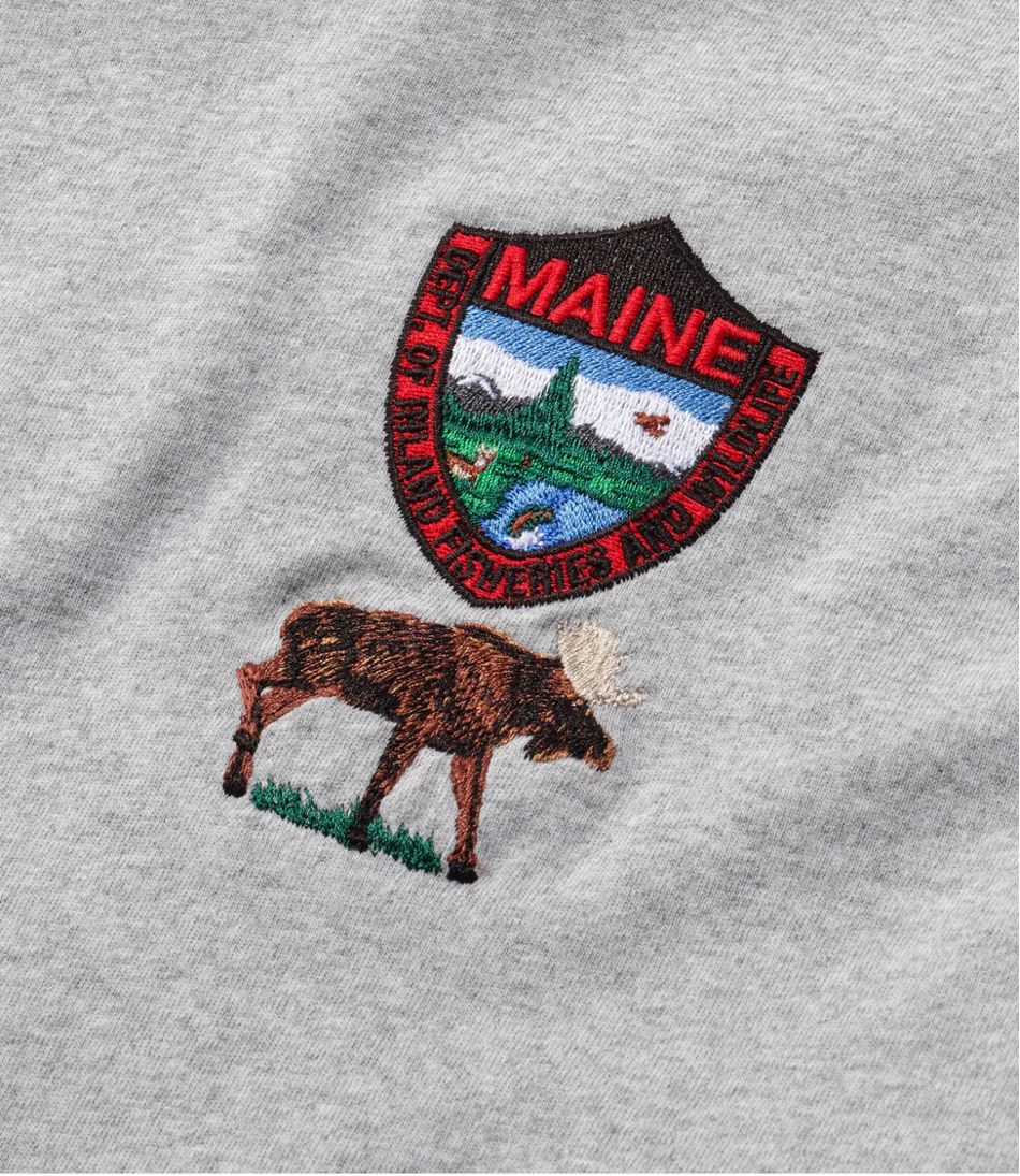 Men's Maine Inland Fisheries and Wildlife Tee, Moose | L.L.Bean