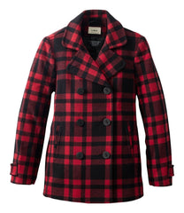 Women's Classic Lambswool Peacoat, Pattern | L.L.Bean