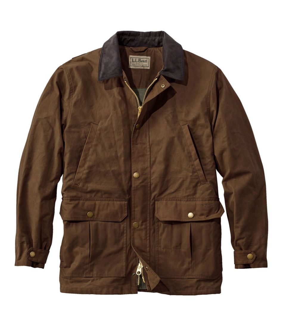 Men's Double L Waxed-Cotton Upland Coat | L.L.Bean