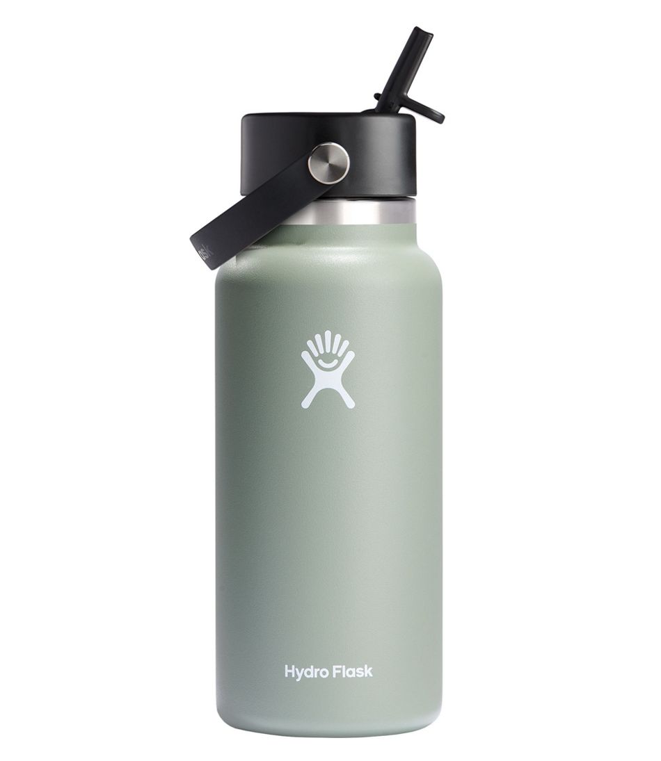 Hydro Flask Wide Mouth Water Bottle with Flex Straw Cap, 32 oz. | L.L.Bean