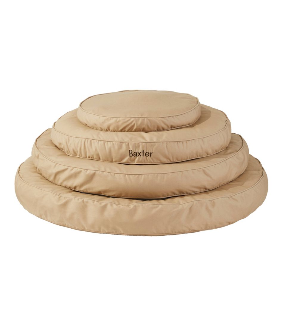 Premium Denim Dog Bed, Round | L.L.Bean