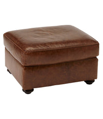 Bean's Leather Lodge Ottoman | L.L.Bean