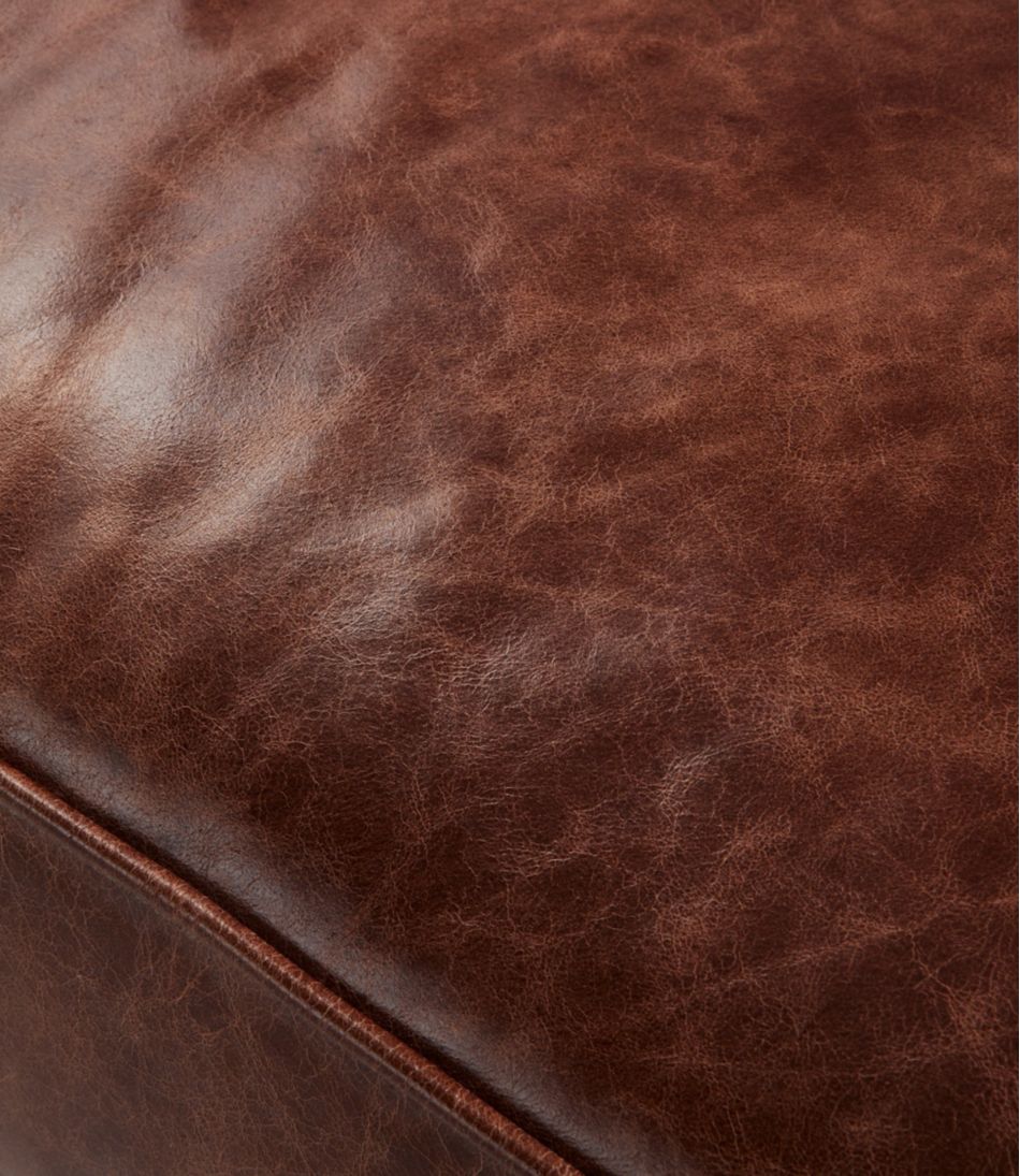 Bean's Leather Lodge Ottoman | L.L.Bean