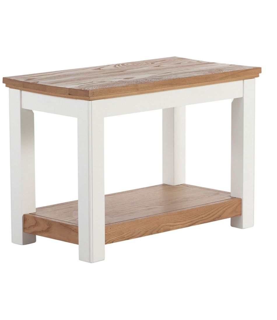 Painted Farmhouse Bench, Wood Top | L.L.Bean