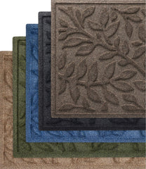 Heavyweight Recycled Waterhog Doormat, Woodland Leaf | L.L.Bean