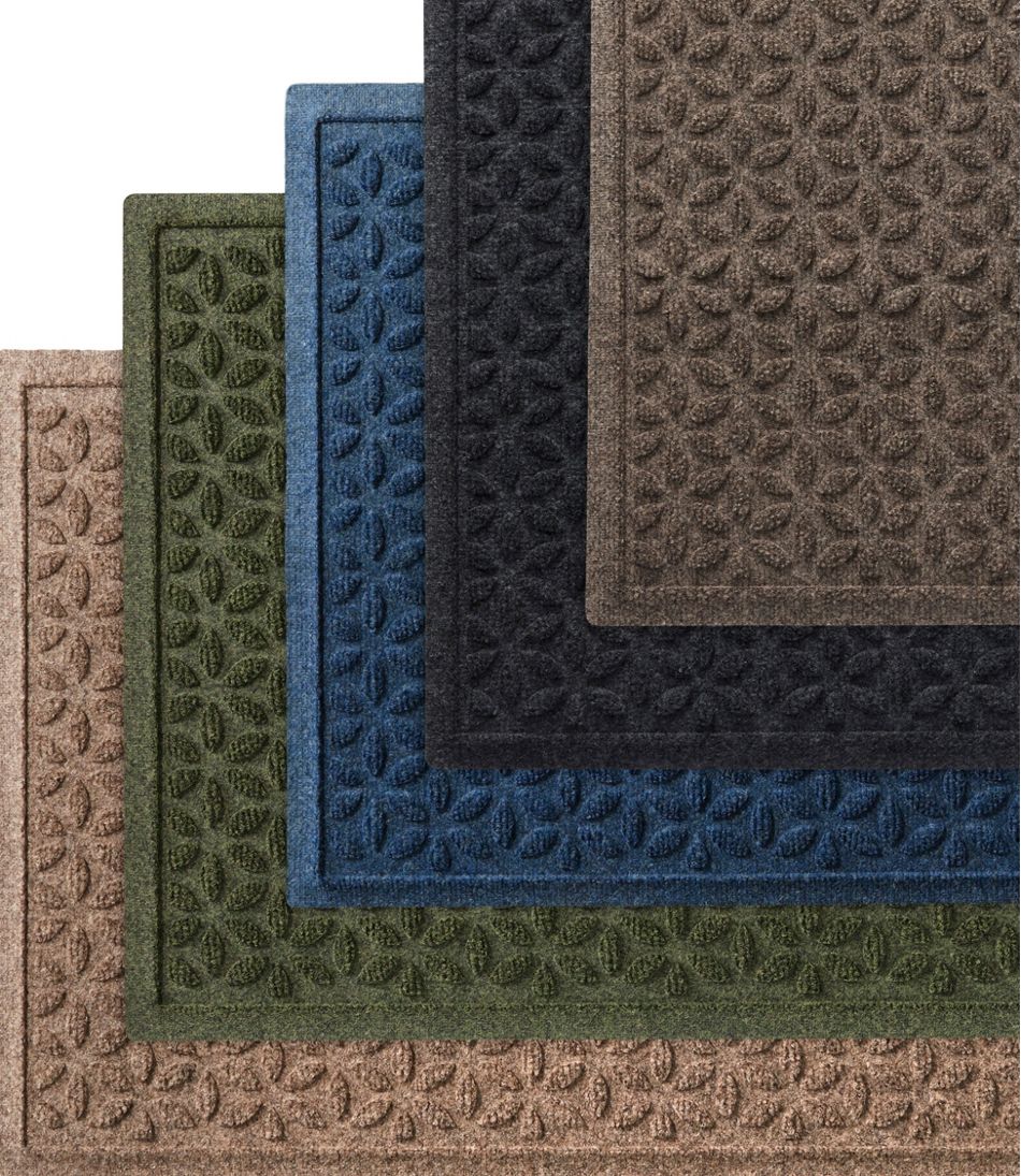 Heavyweight Recycled Waterhog Mat Runner, Blooming Circles | L.L.Bean