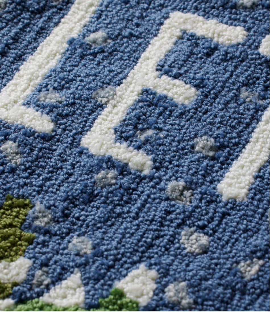 Indoor/Outdoor Vacationland Rug, Frosted Trees | L.L.Bean