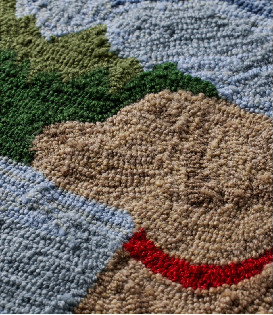 Indoor/Outdoor Vacationland Rug, Mountain Dogs | L.L.Bean